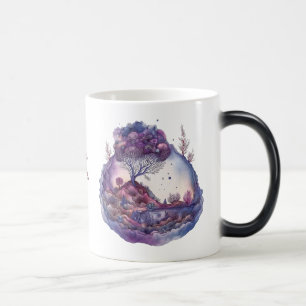 Mug Magic Créez votre propre paysage d'Imaginaire violet