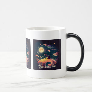 Mug Magic Créez votre propre paysage mystique de chats noirs