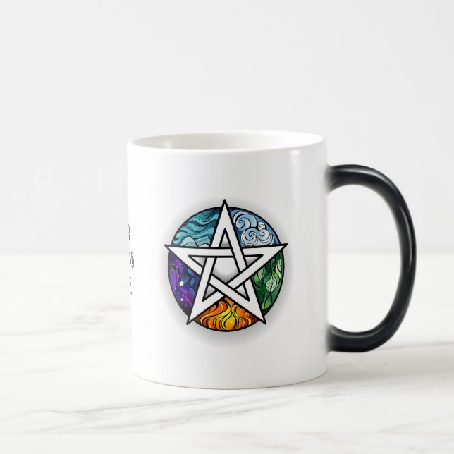 Mug Magic Créez Votre Propre Pentacle Élemental (Droite)