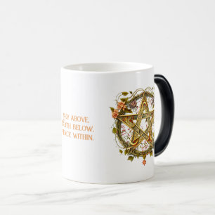 Mug Magic Créez votre propre pentacle Floral victorien