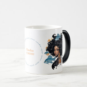 Mug Magic Créez Votre Propre Reine Afro-Américaine Poissons
