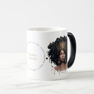 Mug Magic Créez Votre Propre Reine Afro-Américaine Vierge