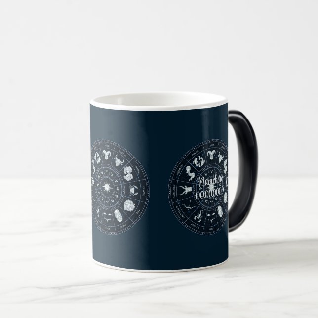 Mug Magic Créez votre propre roue de zodiac (Devant droit)