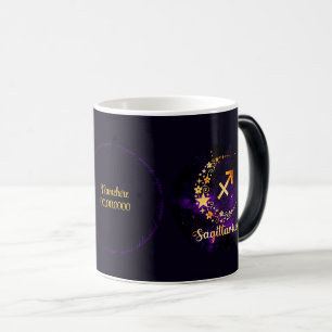 Mug Magic Créez votre propre Sagittaire céleste violet