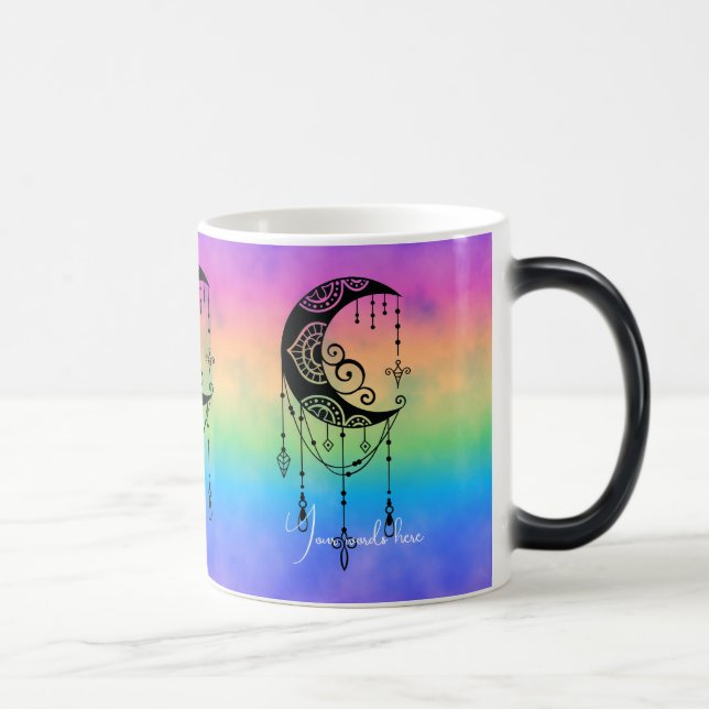 Mug Magic Créez votre propre silhouette Boho Moon Enchantant (Droite)