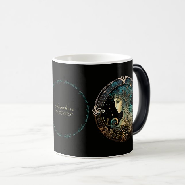 Mug Magic Créez votre propre virus céleste Zodiac (Devant droit)