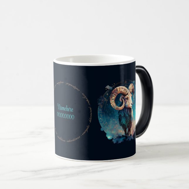 Mug Magic Créez votre propre Zodiac d'argile céleste (Devant droit)