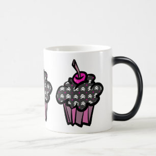 Mug Magic croix de crâne goth cupcake