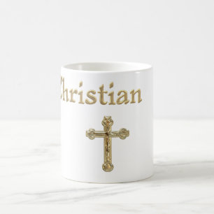 Mug Magic Croix d'or chrétienne