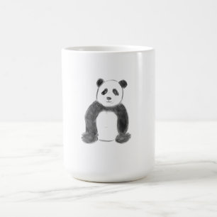 Mug Magic Croquis de panda en noir et blanc