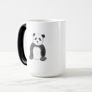Mug Magic Croquis de panda en noir et blanc