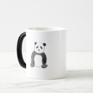 Mug Magic Croquis de panda en noir et blanc