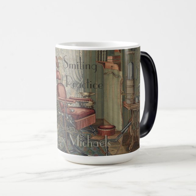 Mug Magic Cru de chaise de pratique en matière dentaire de (Devant droit)