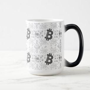 Mug Magic Cryptomonnaie numérique Bitcoin