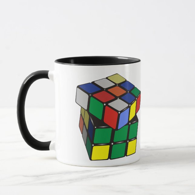 Mug Magic Cube Garçon Homme Fille Thé Lait Jus d'eau B (Gauche)