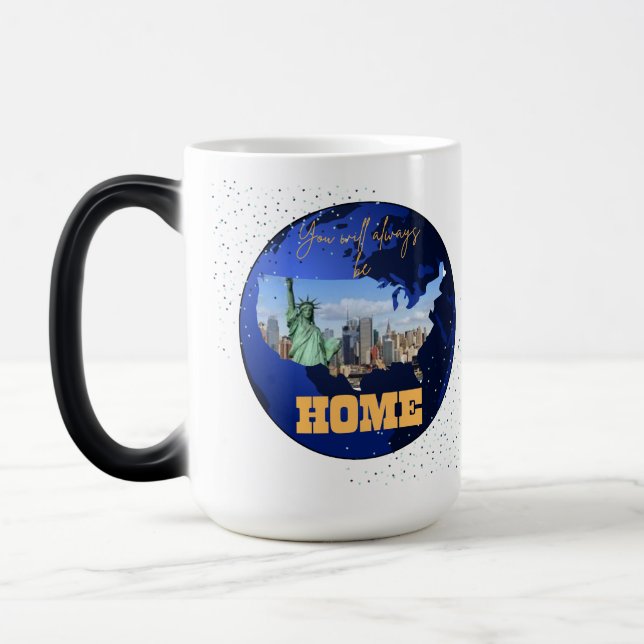 Mug Magic Custom Photo Country Map You Will Always Be Home M (Gauche)