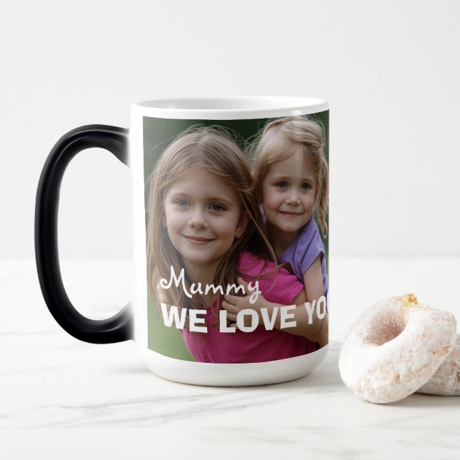 Mug Magic Customized with 2 and text (Avec donut)