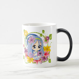 Mug Magic Cute Big Eyed Chibi Dragon Fée