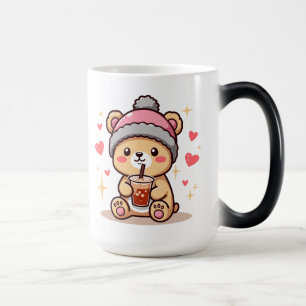 Mug Magic Cute Musique d'ours   Bouteille de café animal ado