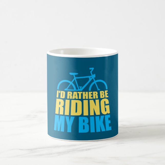 Mug Magic Cyclisme J'aimerais Mieux Faire Du Vélo (Centre)