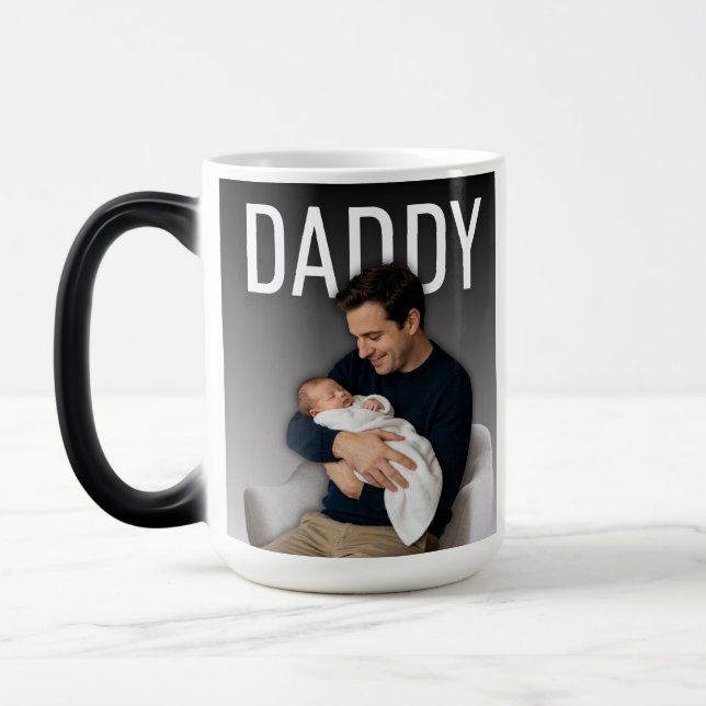 Mug Magic Dad Photo This Year Name Best Daddy Ever (Gauche)