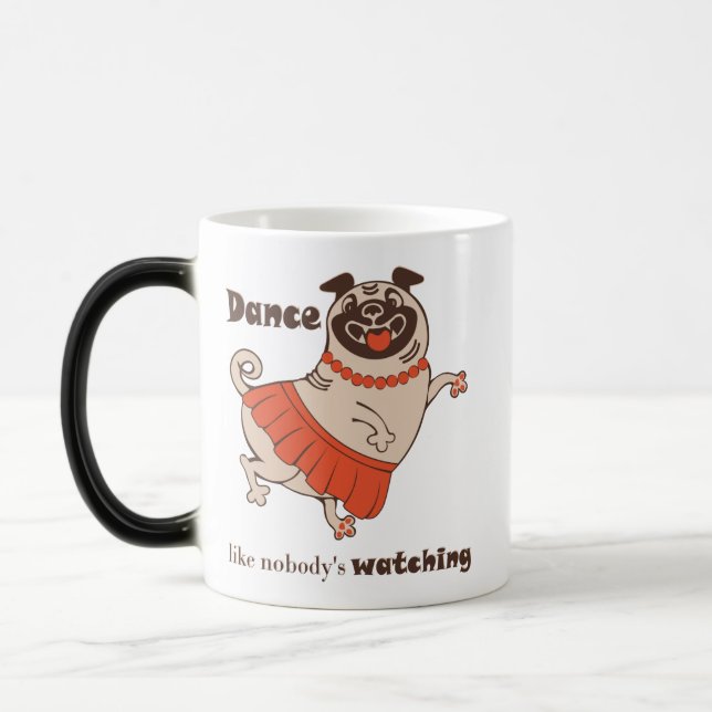 Mug Magic Danse comme personne ne regarde Carlin Girl (Gauche)