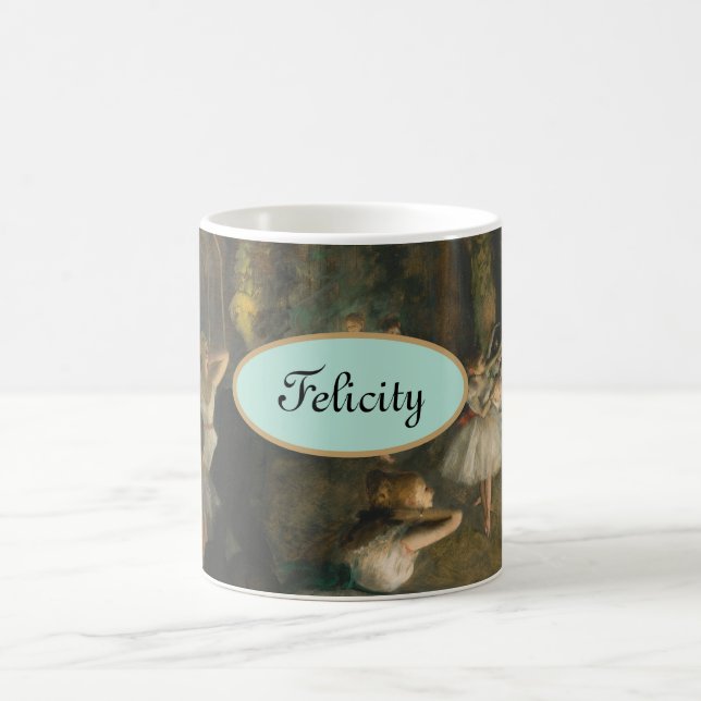 Mug Magic Danseurs de ballet Edgar Degas personnalisés (Centre)