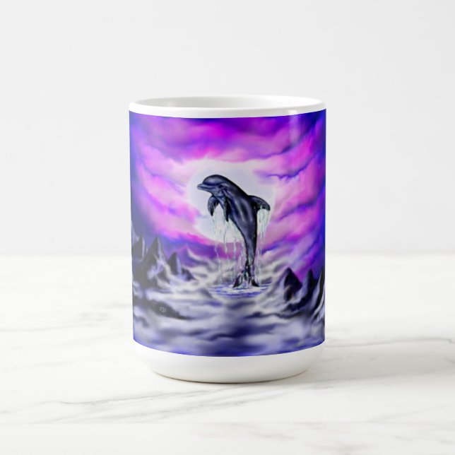 Mug Magic Dauphin clair de lune (Centre)