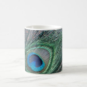 Mug Magic De paon de plume toujours la vie noire