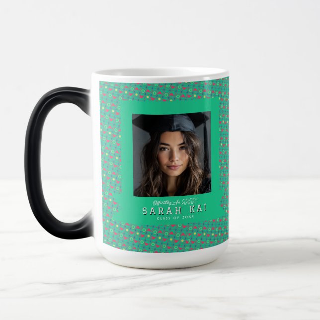 Mug Magic Début de motif ethnique élégant (Gauche)