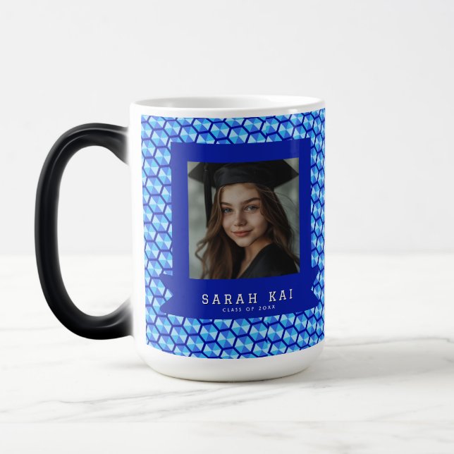 Mug Magic Début de motif hexagonal gras (Gauche)