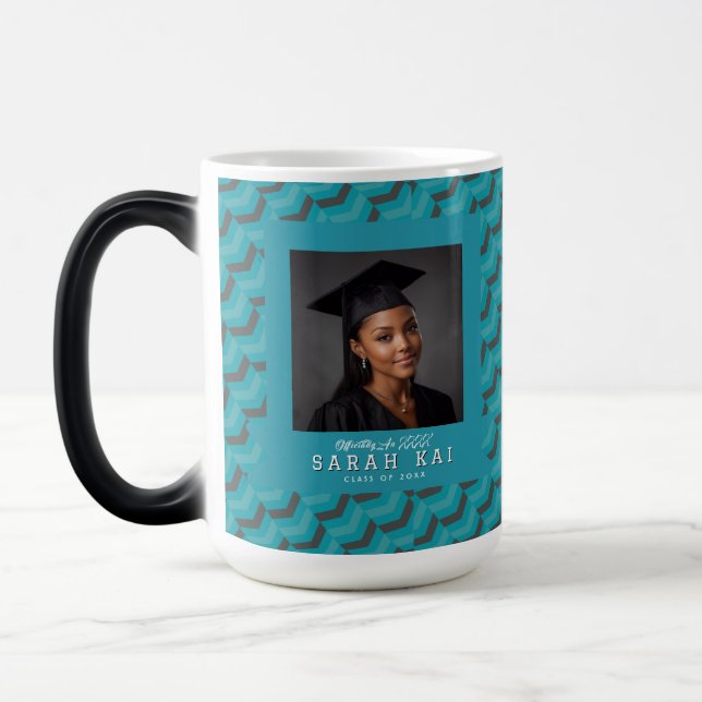 Mug Magic Début de style avec impression géométrique (Gauche)