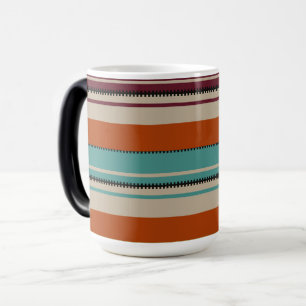 Mug Magic Décor Sud-Ouest Teintes Automnales Rayures