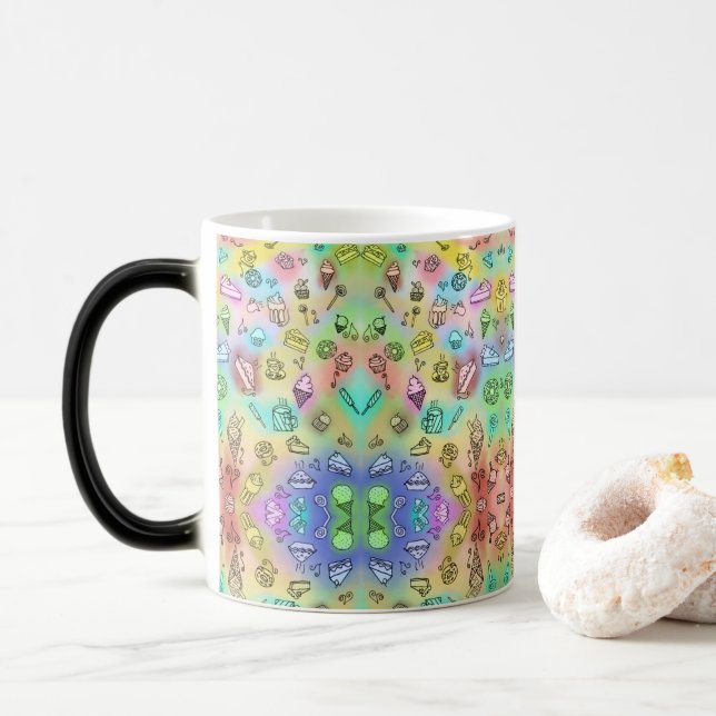 MUG MAGIC DÉLICIEUX DESSERTS D'ÉTÉ MOTIF (Avec donut)