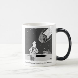 Mug Magic Désastre drôle de météore frappant la Terre