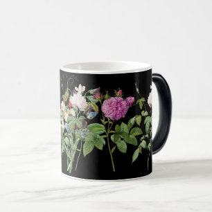 Mug Magic Design botanique floral rose et blanc élégant