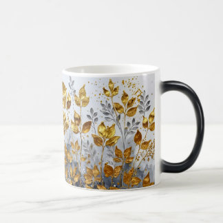Mug Magic Design Feuille d'or décoratif #1