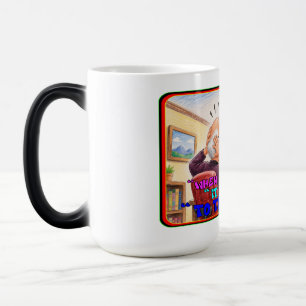 Mug Magic Dessin humoristique de la panique d'un trader bour