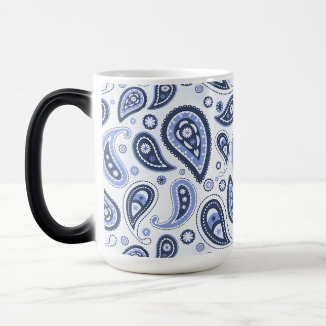 Mug Magic Dessin imprimé paisley floral complexe (Gauche)