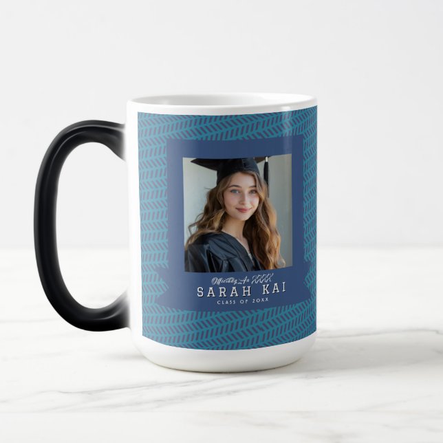 Mug Magic Diplômé de Doctorat avec Impression Géométrique Cl (Gauche)