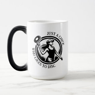 Mug Magic Disque féminin personnalisé Golf