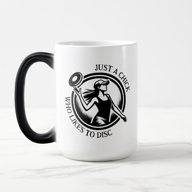 Mug Magic Disque féminin personnalisé Golf (Gauche)