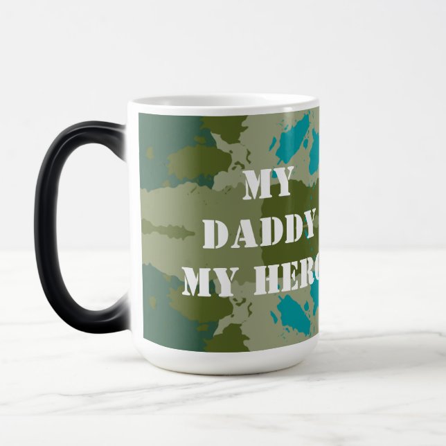 Mug Magic Diverse green colors background (Gauche)