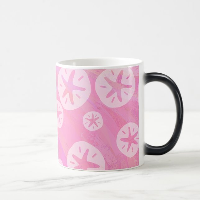 Mug Magic Dollar de sable blanc et rose (Droite)