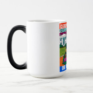 MUG MAGIC DONALD TRUMP - NETTOYER L'AMÉRIQUE, UN SAC PAR FOI