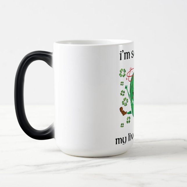 Mug Magic Donc, mon foie me fait mal en Irlande (Gauche)