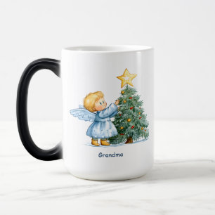 Mug Magic Douce Ange de Noël Personnalisable avec Amour