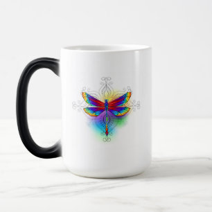 Mug Magic Dragonfly en arc-en-ciel