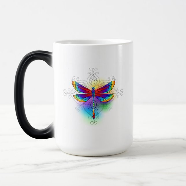 Mug Magic Dragonfly en arc-en-ciel (Gauche)