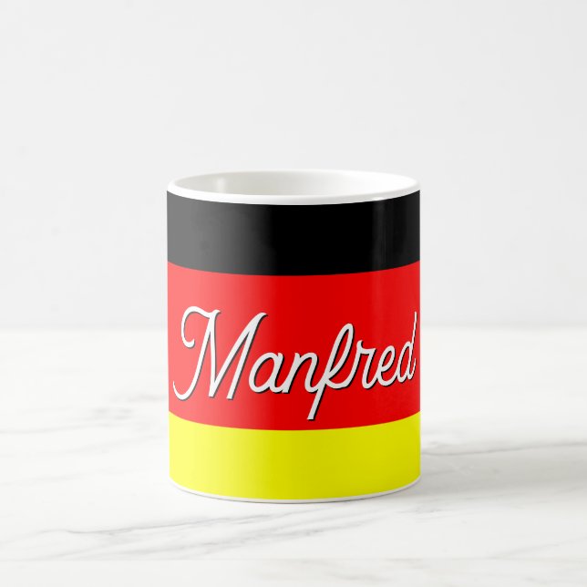 Mug Magic Drapeau allemand personnalisé (Centre)